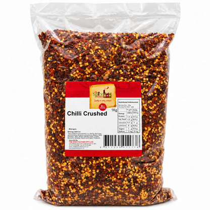 TSF Crushed Chilli 1kg | Chilli Flakes | Kutti Mirch | Dried Chilli