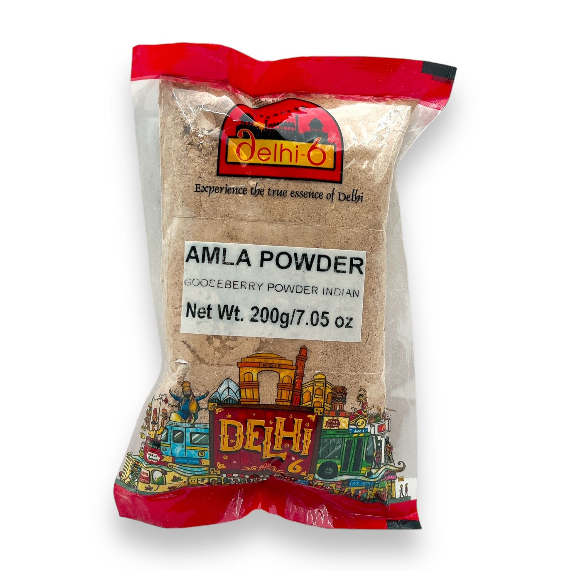 Delhi 6 Amla Powder (Gooseberry) | For Hair Growth, Immunity & Digestion 200gm | HEA411 | 9351235046716
