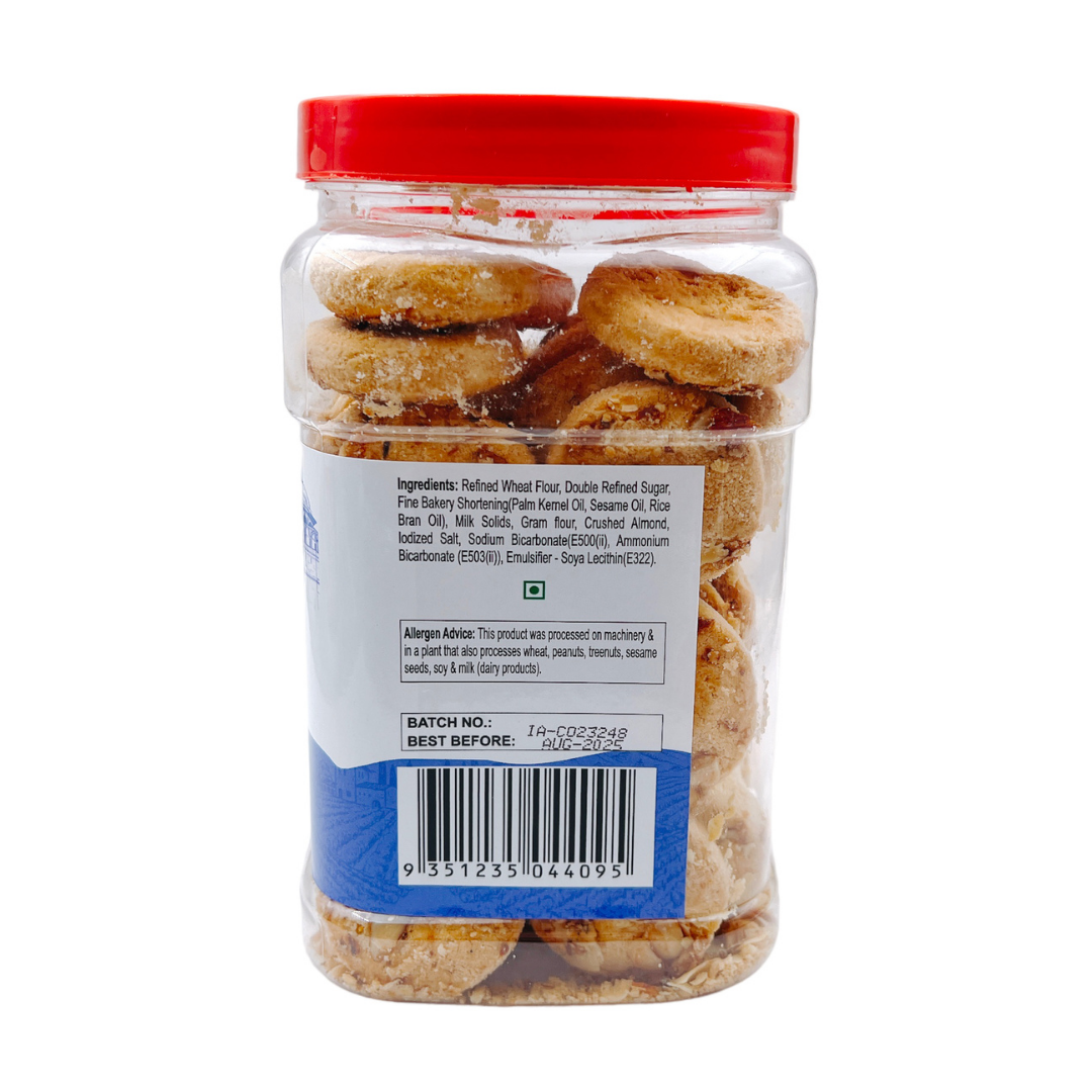 Delhi 6 Besan Khatai Biscuit/ Cookies (Almond) 400gm
