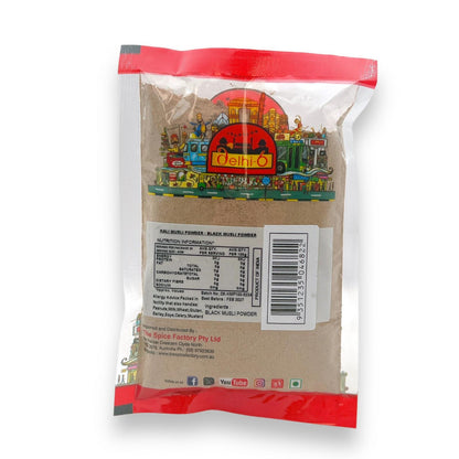 Delhi 6 Black Musli Powder/ Kali Musli/ Ayurvedic Herb Used to Enhance your Energy, Immunity, Improve Stamina, Manage Stress and Overall Health 100g