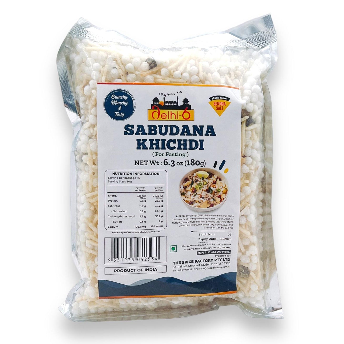 Delhi 6 Sabudana Khichdi 150gm/ Snacks for Fasting