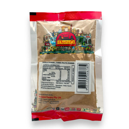 Delhi 6 Triphala/ Three Fruit Powder/ Indian Gooseberry (Amalaki), Bibhitaki, and Haritaki fruits|Natural Herb For Supporting Digestion, Immunity, and Detoxification 100gm