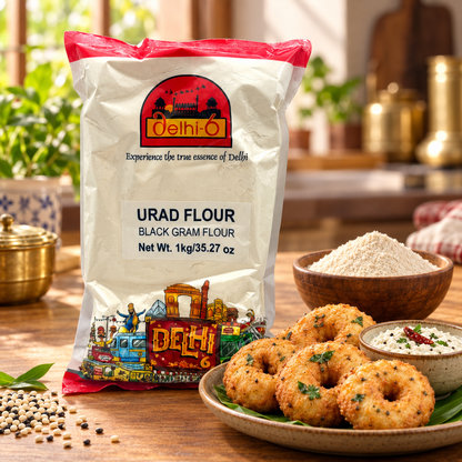 Delhi 6 Urad Dal Atta 1kg | Black Gram Flour | Urad Dal Flour | Traditional Indian Flour