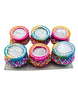 Fancy Clay Diya S Wax Matki (Set of 6)