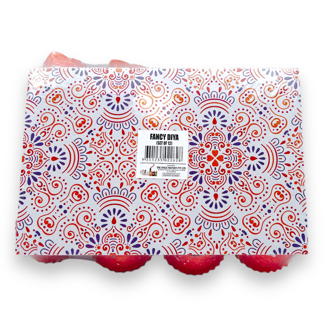 Fancy Diya Without Wax (Set of 12)- (9351235022628)