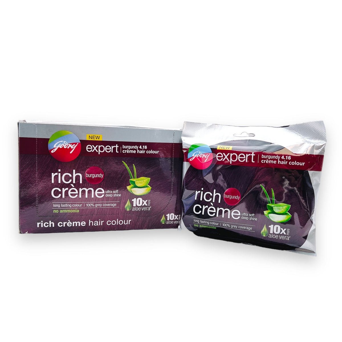 Godrej Rich Creme Burgundy 20gm + 20ml