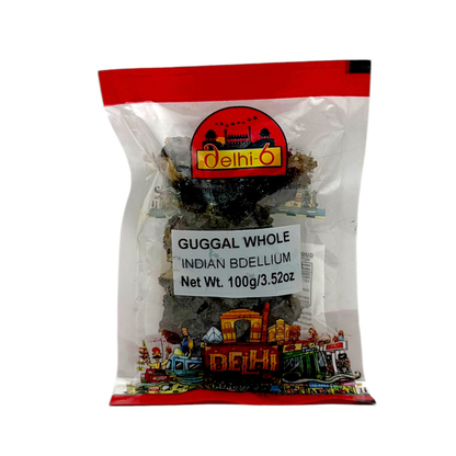 Delhi 6 Gugal (Guggal) Whole | Indian Bdellium | Herb for Detoxification, Joint & Skin Health 100g | HEA317 | 9351235052229