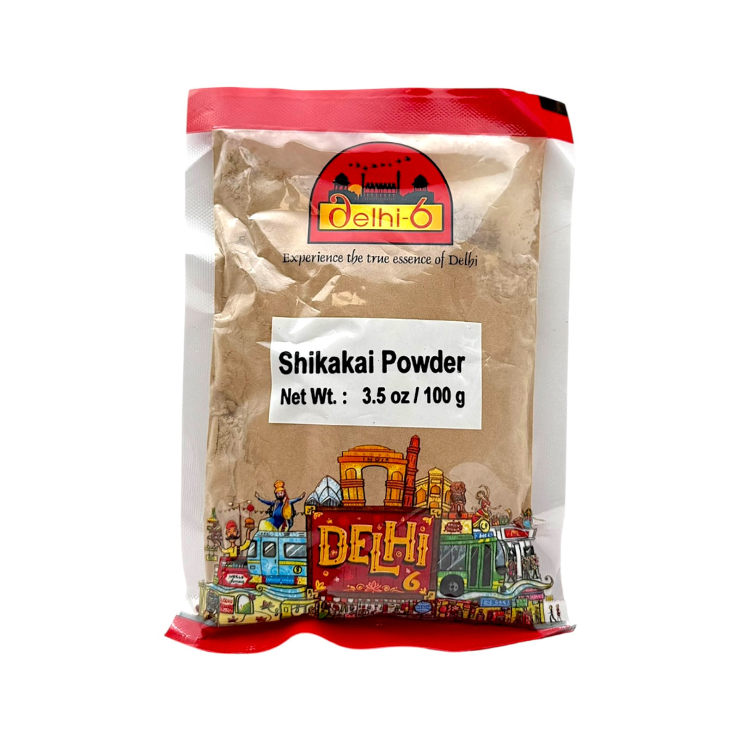 Delhi 6 Shikakai/ Acacia Concinna/ Soap Pod/ Hair Fruit Powder | For controlling Hair fall and Dandruff 100Gm