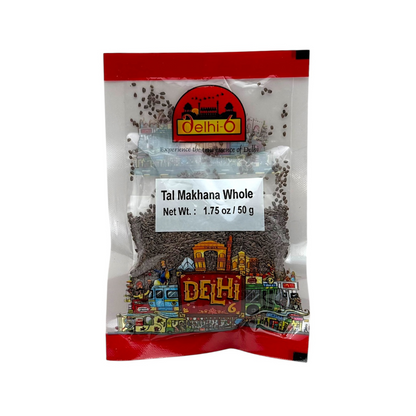 Delhi 6 Tal Makhana Whole/ Asteracantha longifolia/ Ayurvedic Herb for Rejuvenating, Beneficial for people with Heart conditions, High blood Pressure, Diabetes, and Obesity 100g