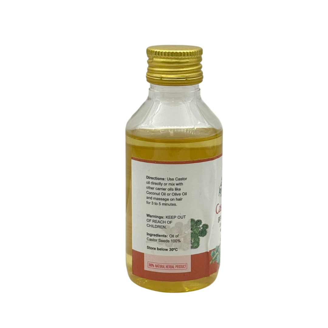 My Ayurveda Castor Oil 100ml | Arandi Ka Tel | Essential Oil | 100% Natural Herbal Product