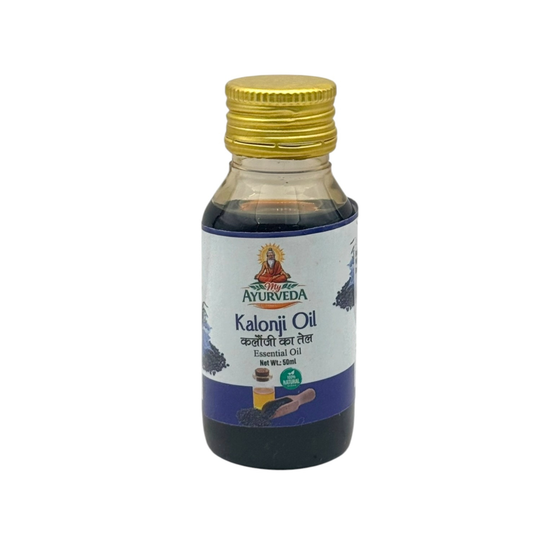 My Ayurveda Kalonji Oil 50ml | Nigella Seeds & Black Seed Oil | Essential Oil | 100% Natural Herbal Product