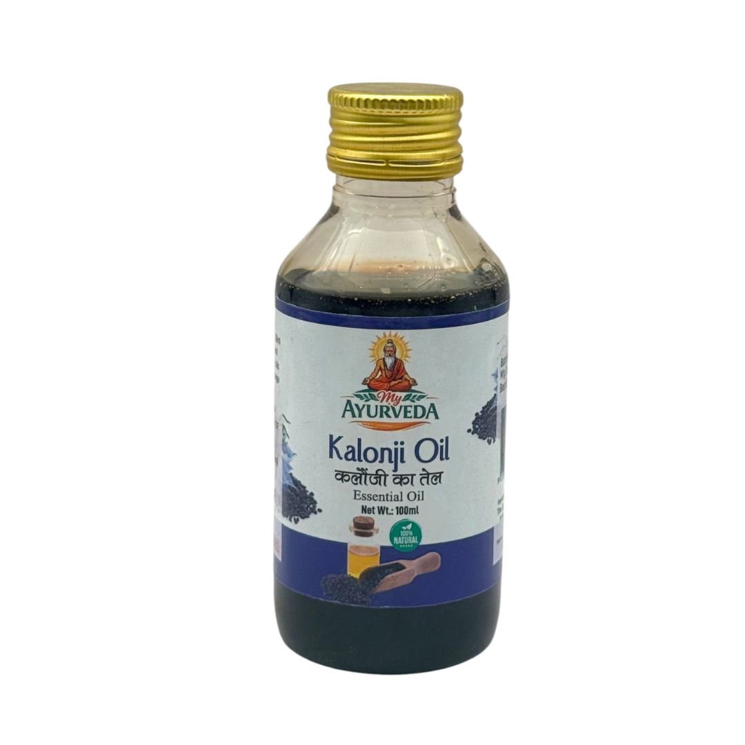 My Ayurveda Kalonji Oil 100ml | Nigella Seeds & Black Seed Oil | Essential Oil | 100% Natural Herbal Product