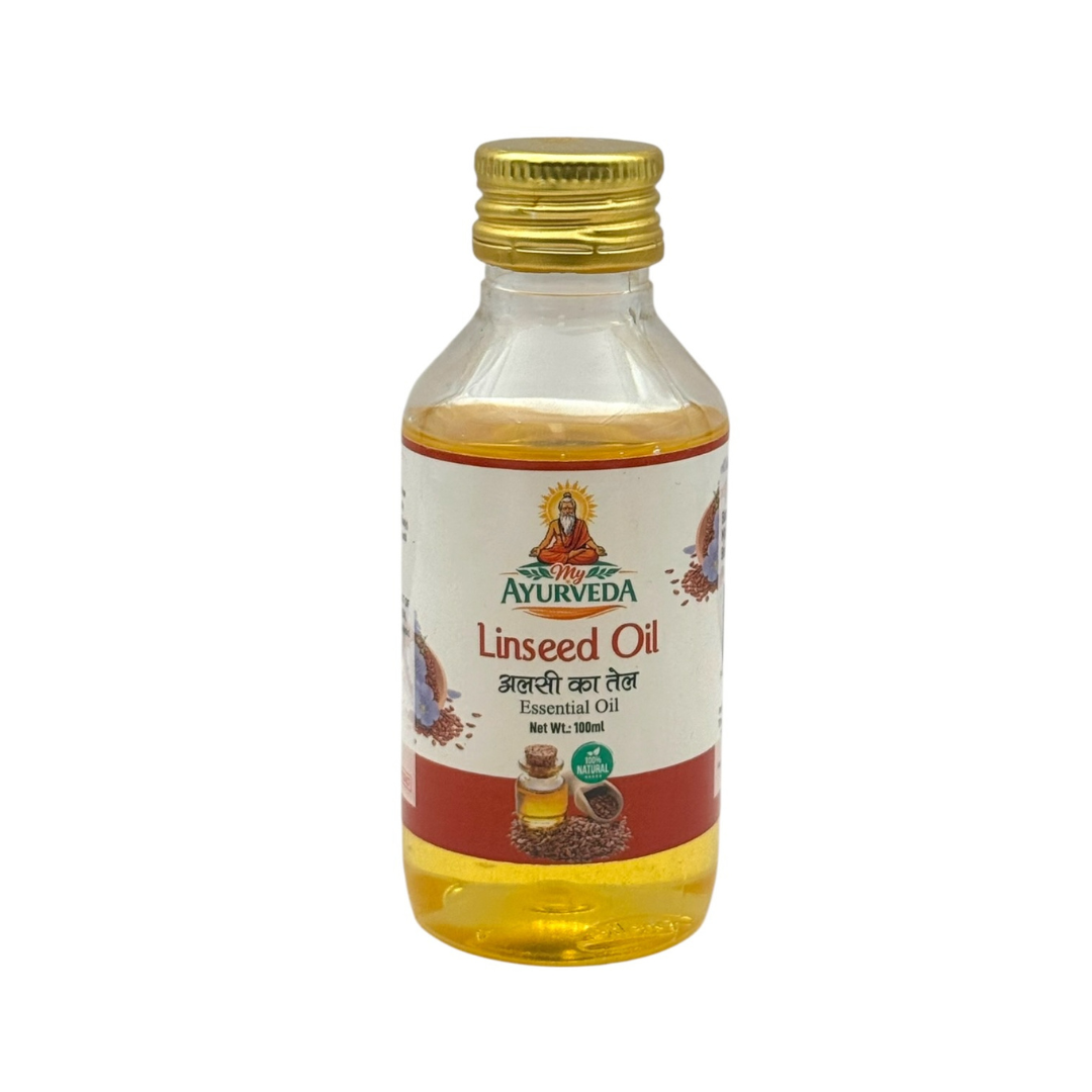 My Ayurveda Linseed Oil 100ml | Alsi Ka Tel | Essential Oil | 100% Natural Herbal Product