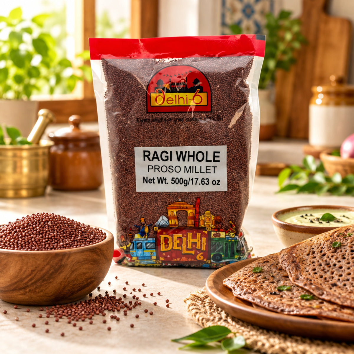 Delhi 6 Ragi Whole (Finger Millet) 500gm