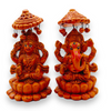 Laxmi Ganesh Set Clay Plain (Size-5'')