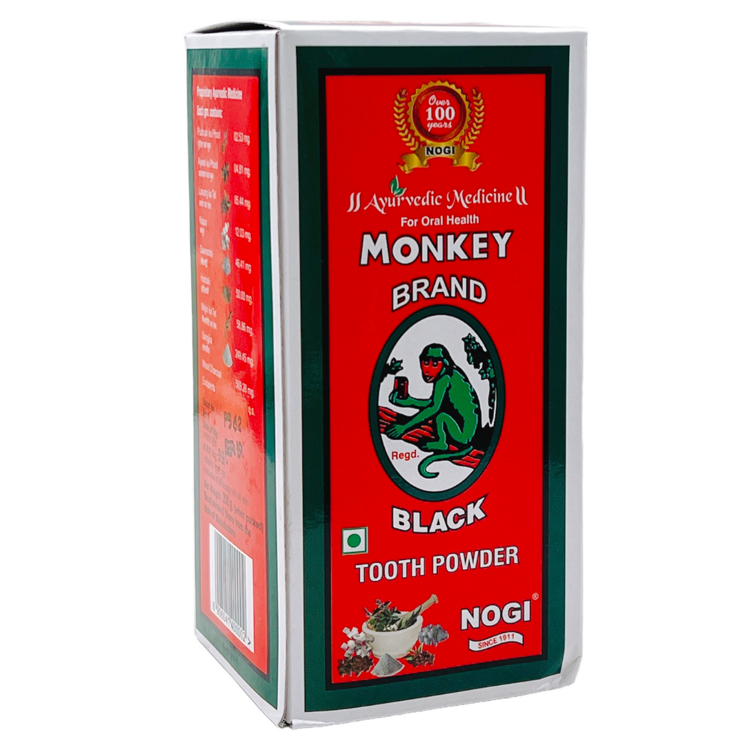 Monkey Powder Ingredients Buy Monkey Brand Black Tooth Powder 200Gm from Online Indian Grocery ...