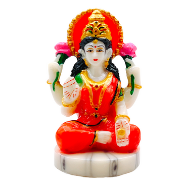 Laxmi Gold Idol/ Statue/ Murti Size-4''