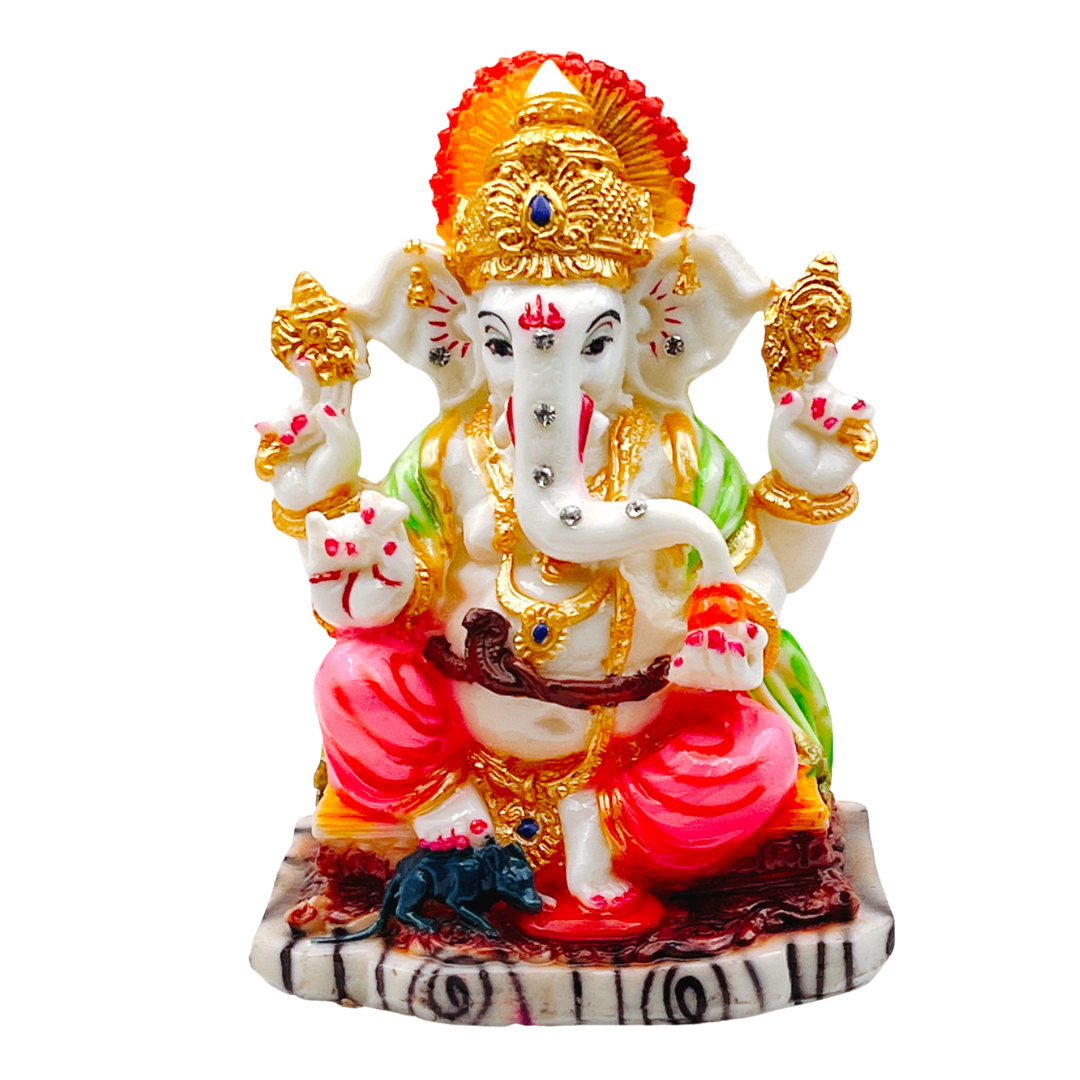 Ganesh ji Idol/ Statue/ Murti 3582-B Size-(6")- Style 22