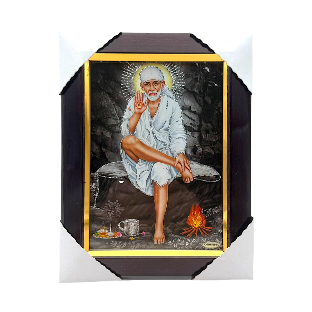 Photo Frame 5" X 7" Sai Baba - 9351235020143