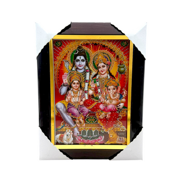 Photo Frame 5" X 7" Shiv Parivar - 9351235020143