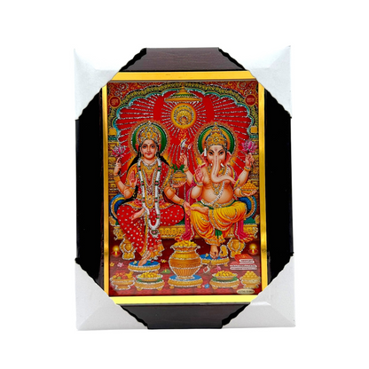 Photo Frame 5" X 7" Laxmi Ganesh - 9351235020143