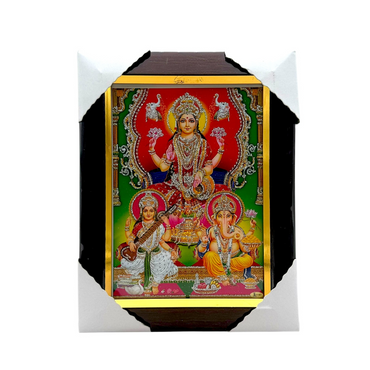 Photo Frame 5" X 7" Laxmi Ganesh Saraswati - 9351235020143