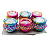 Fancy Clay Diya S Wax Matki (Set of 6)