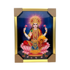 Lotus Seated Lakshmi Ji Photo Frame – Deep Blue Aura  | 33*43CM (13