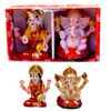 Lakshmi Ganesh Gift Set – Box Packed Idol/ Murti/ Statue- Size: 14*5*8CM (5.51in x 1.97in x 3.15in) Model No 222-5- 9351235055046