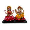 Ganesh Lakshmi Set – Divine Prosperity Pair Idol/ Murti/ Statue- Size: 17*10*11CM (6.69in x 3.94in x 4.33in)- Model No: GOD 333-2 two in one- 9351235055008