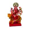 Mini Durga Idol – Seated on Tiger Idol/ Murti/ Statue- Size: 5*5*8.8CM(1.97in x 1.97in x 3.46in)- Model No: GOD 44183- 9351235055176