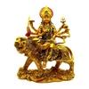 Durga Maa – Gold Finish with Lion Idol/ Murti/ Statue- Size: 25*10*31CM (9.84in x 3.94in x 12.2in)- Model No: GOD 2652-1- 9351235055787