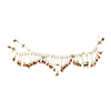 Handicrafted Vandanwar Pearl Toran with Colourful Pom-Poms & Leaf Charms Garland/ Door Hanging Wandhanwaar/ Latkan for Decoration (Style No 3)- 9351235058863