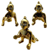 Laddu Gopal Brass Small Idol | Design No 1 | Premium Finish | Size- 3.5'' x 3''- 9351235054872