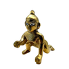 Laddu Gopal Brass Small Idol | Design No 1 | Premium Finish | Size- 3.5'' x 3''- 9351235054872
