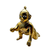Laddu Gopal Brass Large Size Idol | Design No 3 | Premium Finish | Size- 4'' x 3.5''- 9351235054896