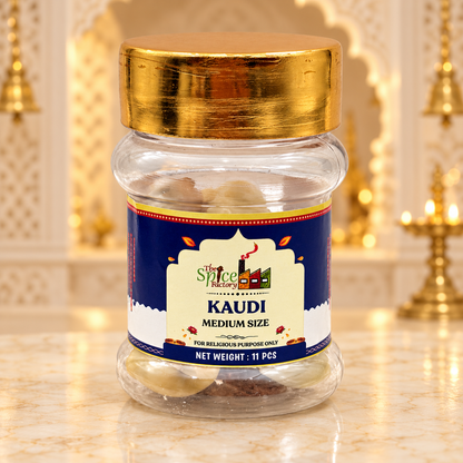 Kaudi Shells (Cowrie Shells) – Pack of 11 | Kawdi / Kauri | Auspicious Pooja Items for Goddess Lakshmi Worship, Wealth & Prosperity Rituals | 9351235060248