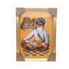 Baba Deep Singh Ji  with Golden Temple – Spiritual Photo Frame  | 30*40(11.81in x 15.75in) | Decorative Picture - 9351235056371