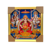 Lakshmi Ganesh Saraswati Photo Frame – Divine Blessings in Blue 33*33CM (13*13) | Decorative Painting - JC333311-5 - 9351235056890
