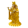 Gold Finish Radha Krishna Idol/ Statue/ Murti – Eternal Love Idol | 14.5 x 10 x 25cm （5.71in x 3.94in x 9.84in） | GOD F134 - 9351235055374/ 6920251040119