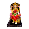 Lakshmi Mata – Royal Chair & Gold Pot Edition Idol/ Statue/Murti  | 8 x 8x13cm （3.15in x 3.15in x 5.12in） | GOD F017C  - 9351235055312
