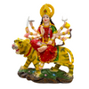 Maa Durga on Tiger – Warrior Goddess Idol/ Statue/ Murti | 24 x 10 x 30.5cm  (9.45in x 3.94in x 12.01in) | GOD YXE008 - 935123505528