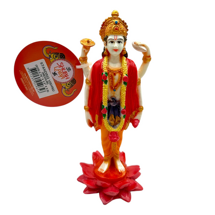 Standing Vishnu Idol/ Statue/ Murti | Size 3.75'' x 3.5'' x 8.5'' | Product code- NC 364 | 9351235049656