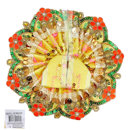 Shree Krishna Paushak/ God Dress size-8" (No 3)