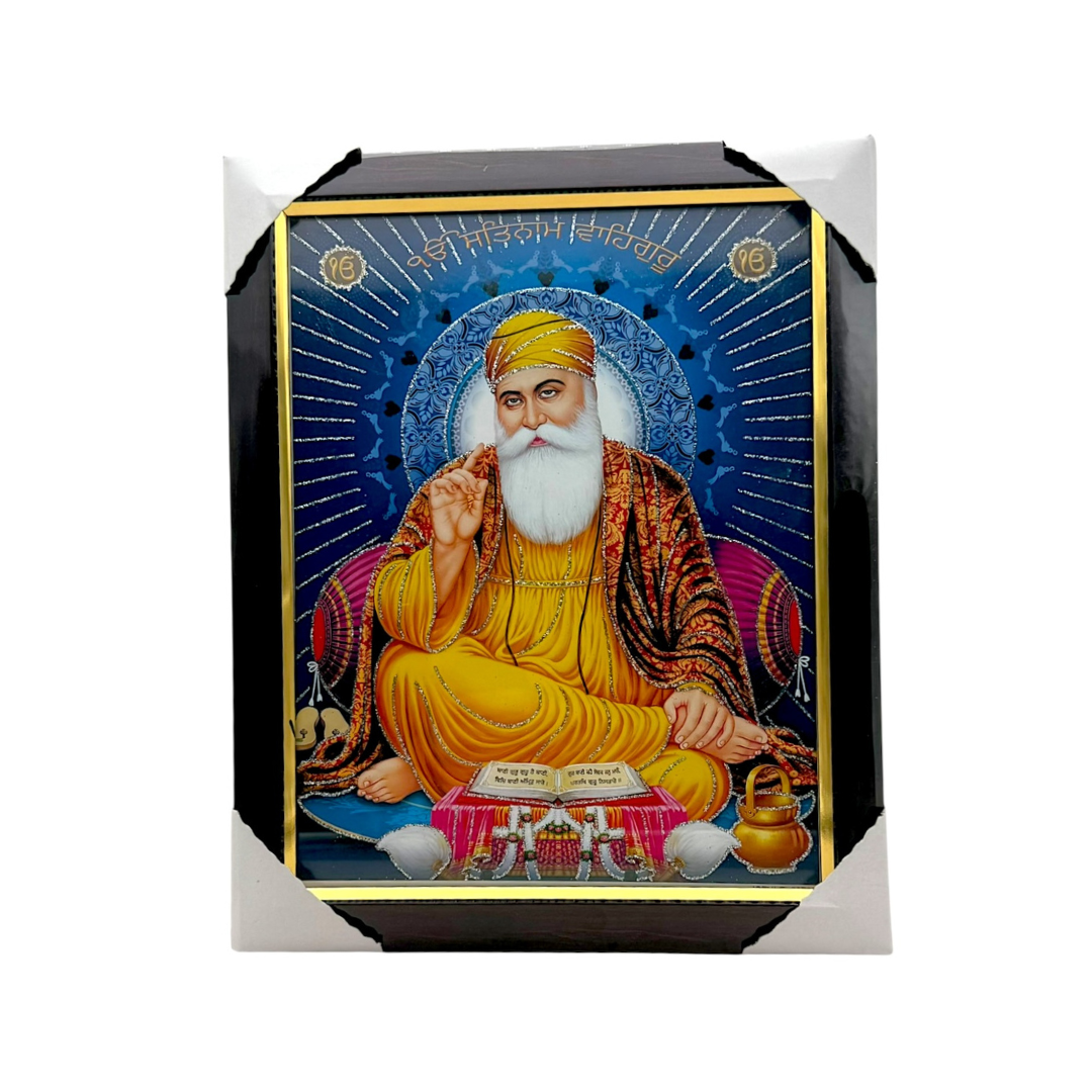 Photo Frame 10" x 13.5" Guru Nanak Dev Ji