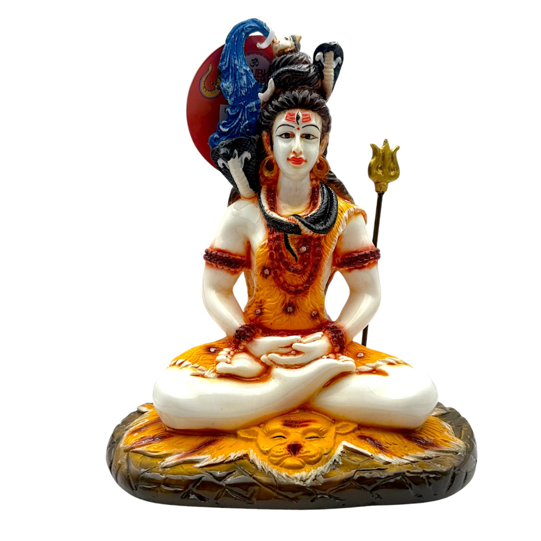 Samadhi Shankar/ Shiv Medium (9" X 5.5" X 10.5")-Statue/  Idol/ Murti- 9351235023397