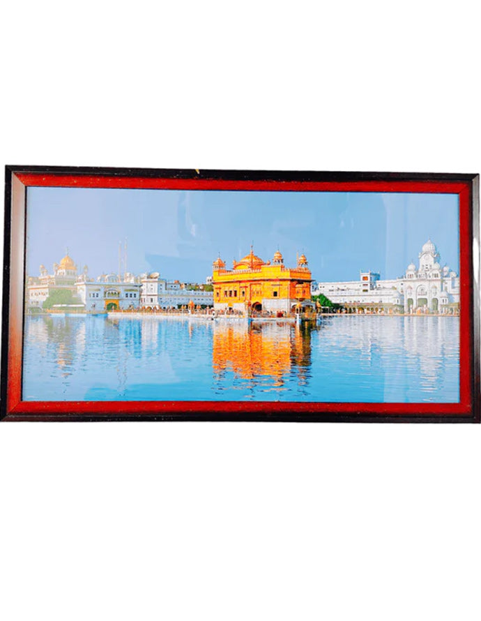 Photo Frame Large 25" X 45" Golden Temple (Premium)