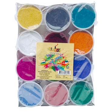 Rangoli Colour Pack of 12 (TSF)- 9351235028149/ 9351235051468
