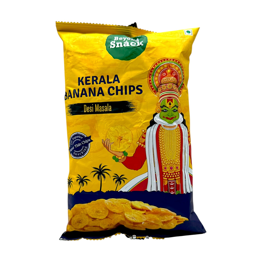 Beyond Snack Kerala Banana Chips Desi Masala/ Super Thin Chips/ For superior Snacking 70g- 754590964760