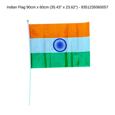 Indian Flag 90cm x 60cm (35.43" x 23.62") - 9351235060057
